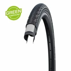 Pneu Ville Schwalbe Delta Cruiser Plus Green Compound 28 Pouces